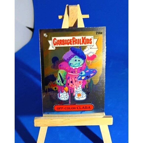 2023 Topps Garage Pail Kids Chrome Series 6 Off-Color Clara #214a - Picture 3 of 6